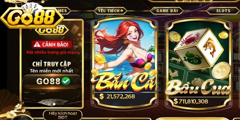 Bắn cá Go88 là trò chơi giải trí hấp dẫn thân thiện với người dùng