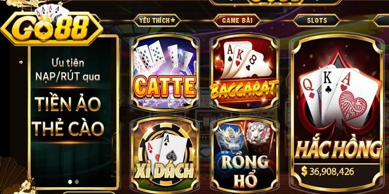 Game Bài Go88 – Trải Nghiệm Sảnh Chơi Đẳng Cấp Nhất 2026 4 Sunwin Các dòng game bài ăn khách nhất tại cổng game Go88